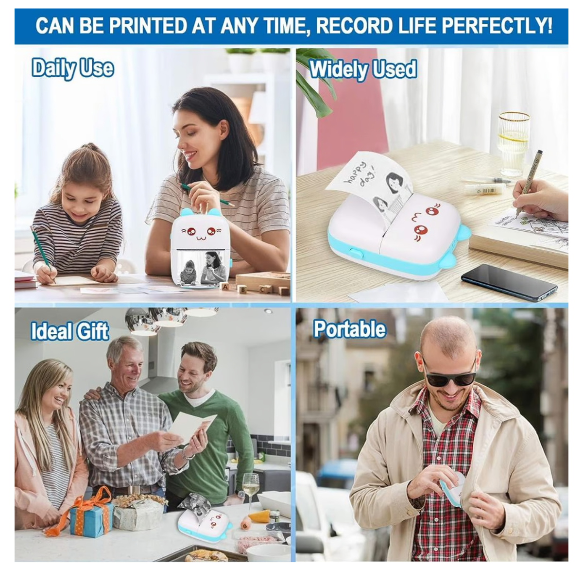 Miniatura 6 de Mini impresora digital gatito C9